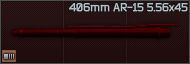 Ствол Молот 406мм для AR-15 и совместимых 5.56х45