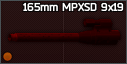 Ствол 165мм для MPX-SD 9х19