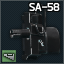 Переходник на складной приклад для SA-58